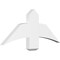 Ekena Millwork Bellingham Architectural Grade PVC Gable Bracket, 36"W x 15"H x 2"D x 6"F, 10/12 Pitch GBP036X15X0206BEL00 - alternate 1